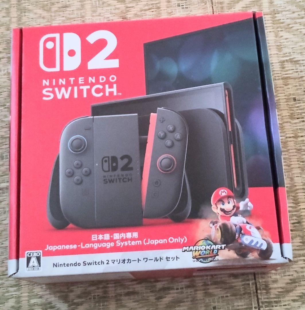 新品・未開封 Nintendo Switch2(日本語・国内専用)マリオセット Amazon.co.jp: Nintendo Switch 2(日本語・国内専用) マリオカート