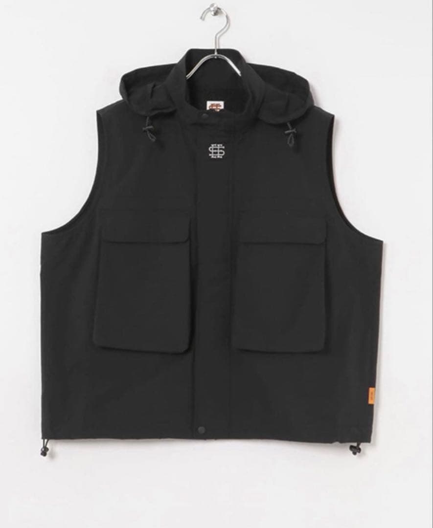 SEE SEE SEESEE FULL ZIP VEST ベスト ブラック L - メルカリ