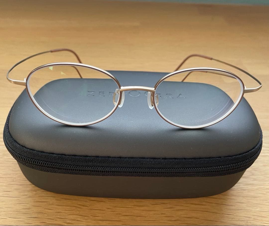 ゼログラ 眼鏡市場 ZEROGRA ZEG-S011 軽量 ゴールド - メルカリ
