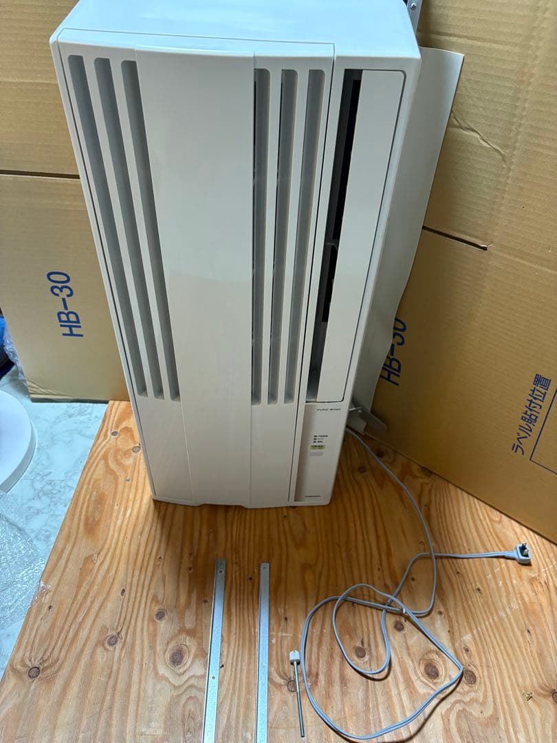 2022 窓用エアコン　除菌クリーニング済み オーシーエルサービス｜【窓用エアコン】エコ洗剤◎パネルに防汚コート