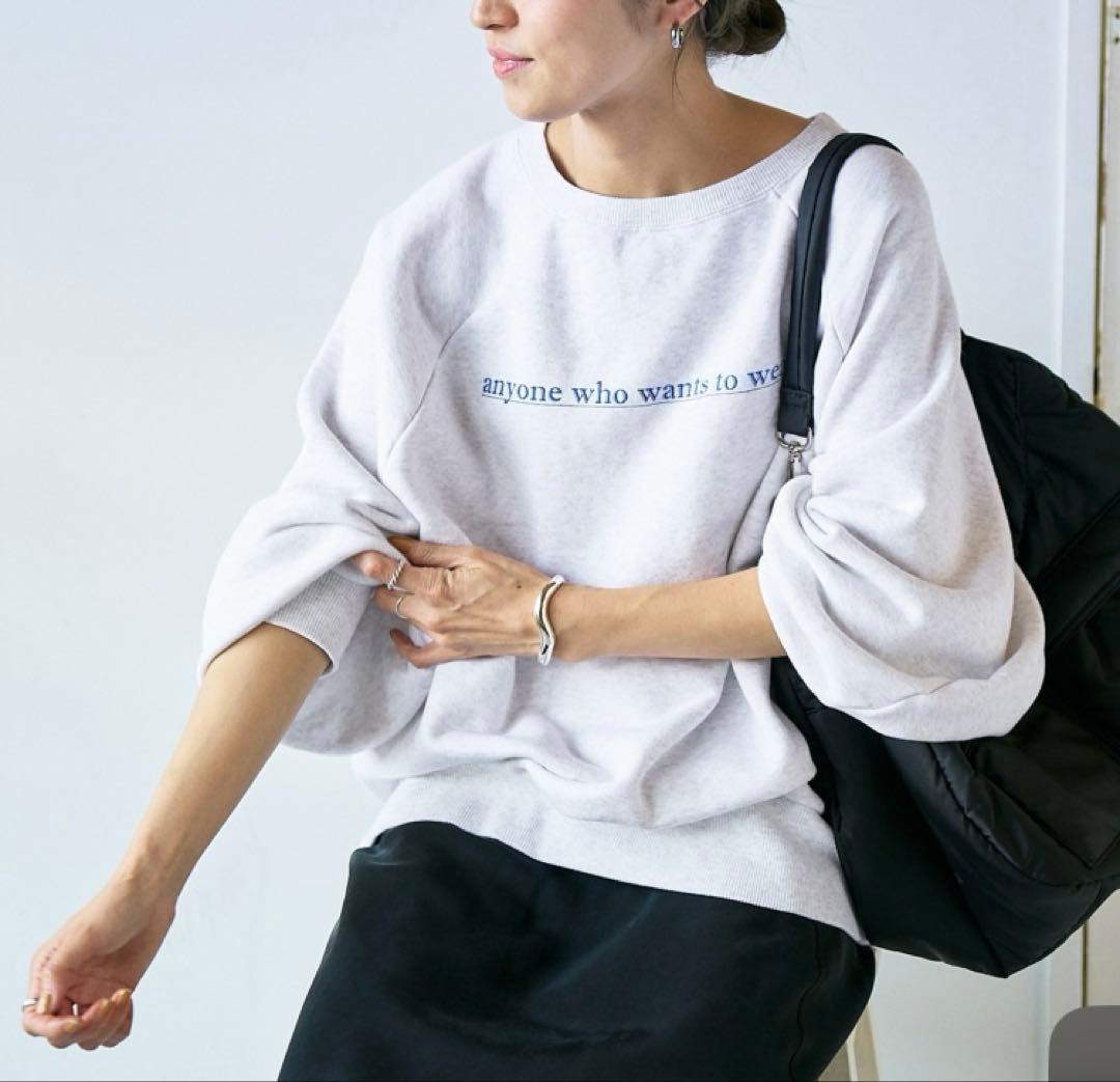 【haru×FRAMeWORK】ロゴスエット　2024 セール】【haru×FRAMeWORK】ロゴスエット（スウェット）｜FRAMeWORK