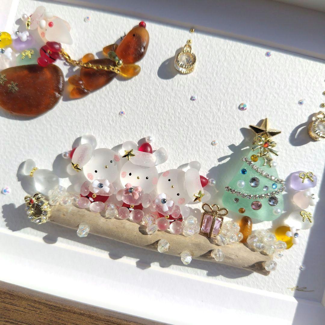 たかりん様 シーグラスアート『 クリスマスの夜に.。.:*☆』の通販はau