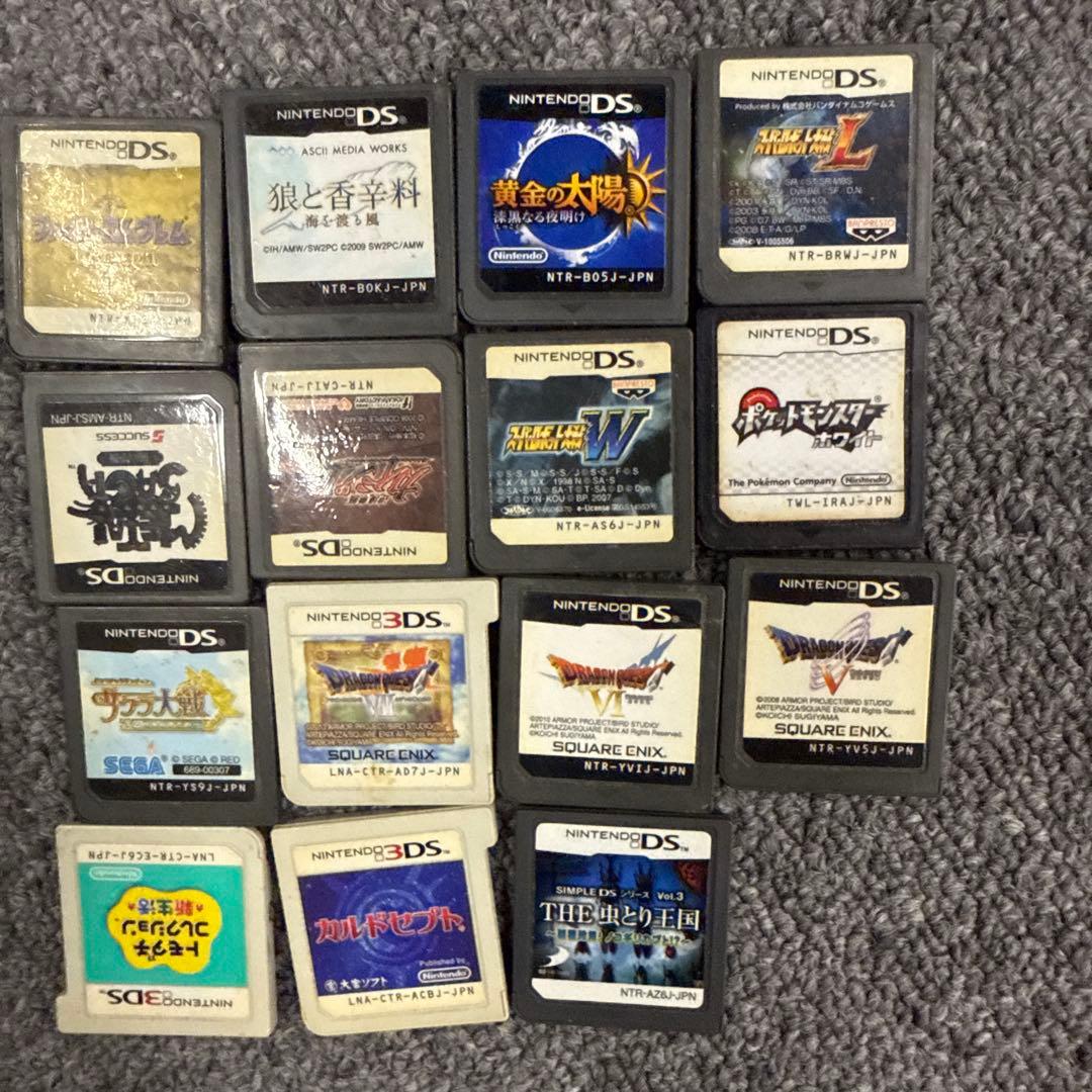 動作未確認人気ニンテンドーDSソフト15枚 ニンテンドーDS - NINTENDO DS ソフト 15本セット 限定価格 ばら売り