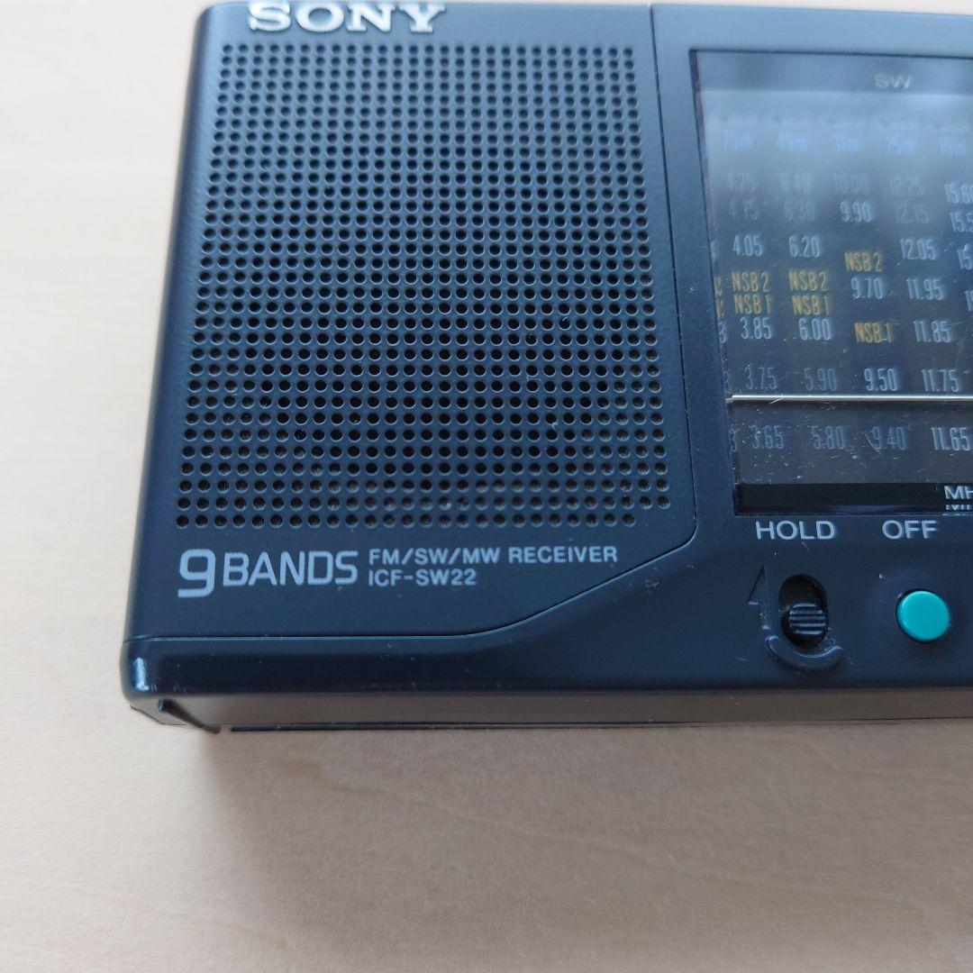 s*9様 SONY ICF-SW22 SW MW FMポータブルラジオ - メルカリ