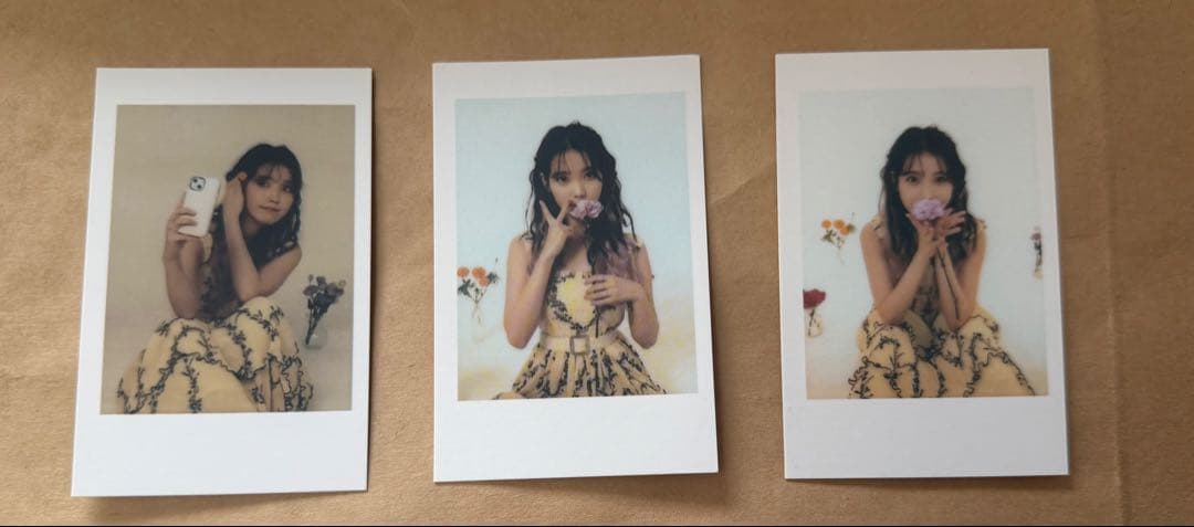 iu the golden hour 公式 md ポラロイド チェキ セット - メルカリ