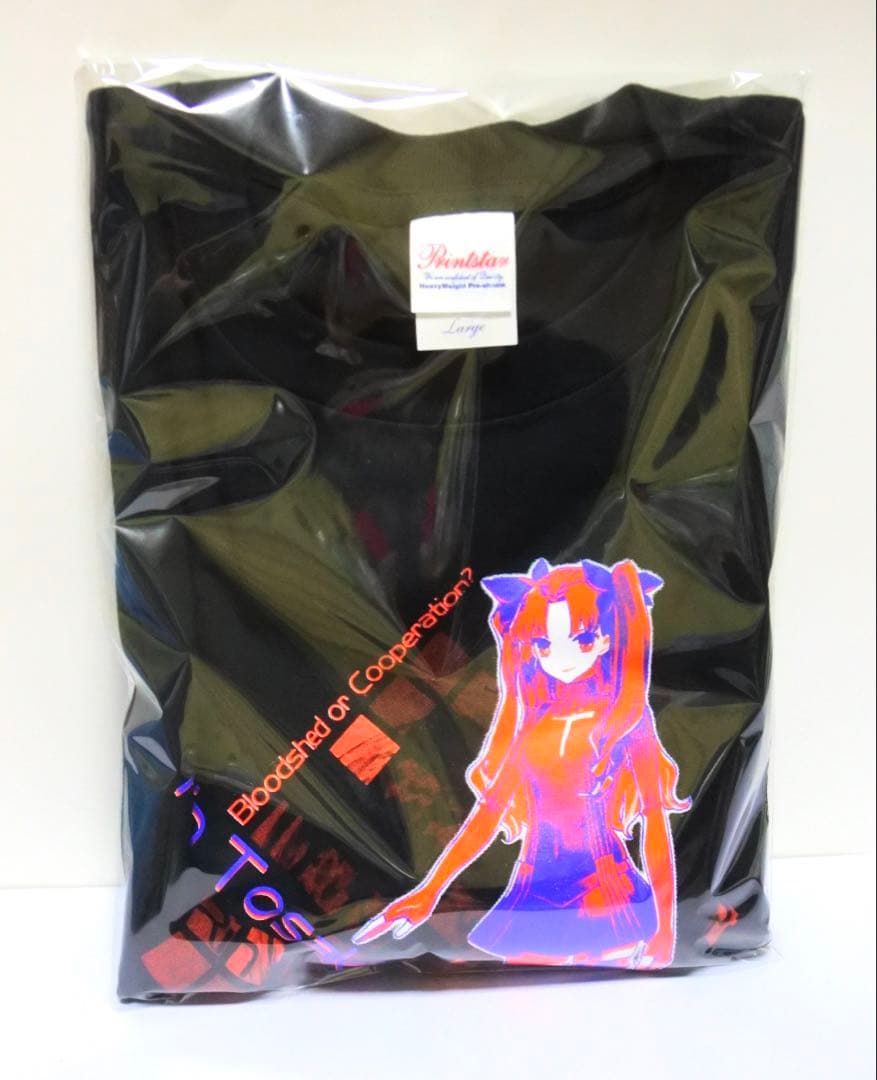 Fate EXTRA 2010 Ｔシャツ ブラック ACG 遠坂凛 Lサイズ 遠坂凛Tシャツ [Fate/unlimited codes] | 二次元キャラクター公式