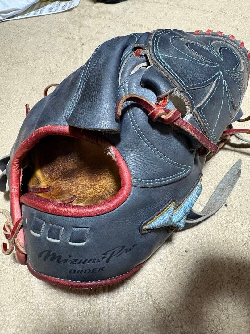 最終値下げMizuno Pro 軟式グローブ オーダー ダイバーシティーブルー ミズノ,ダイバーシティブルー,プレミアムモデル2020,東京五輪,硬式