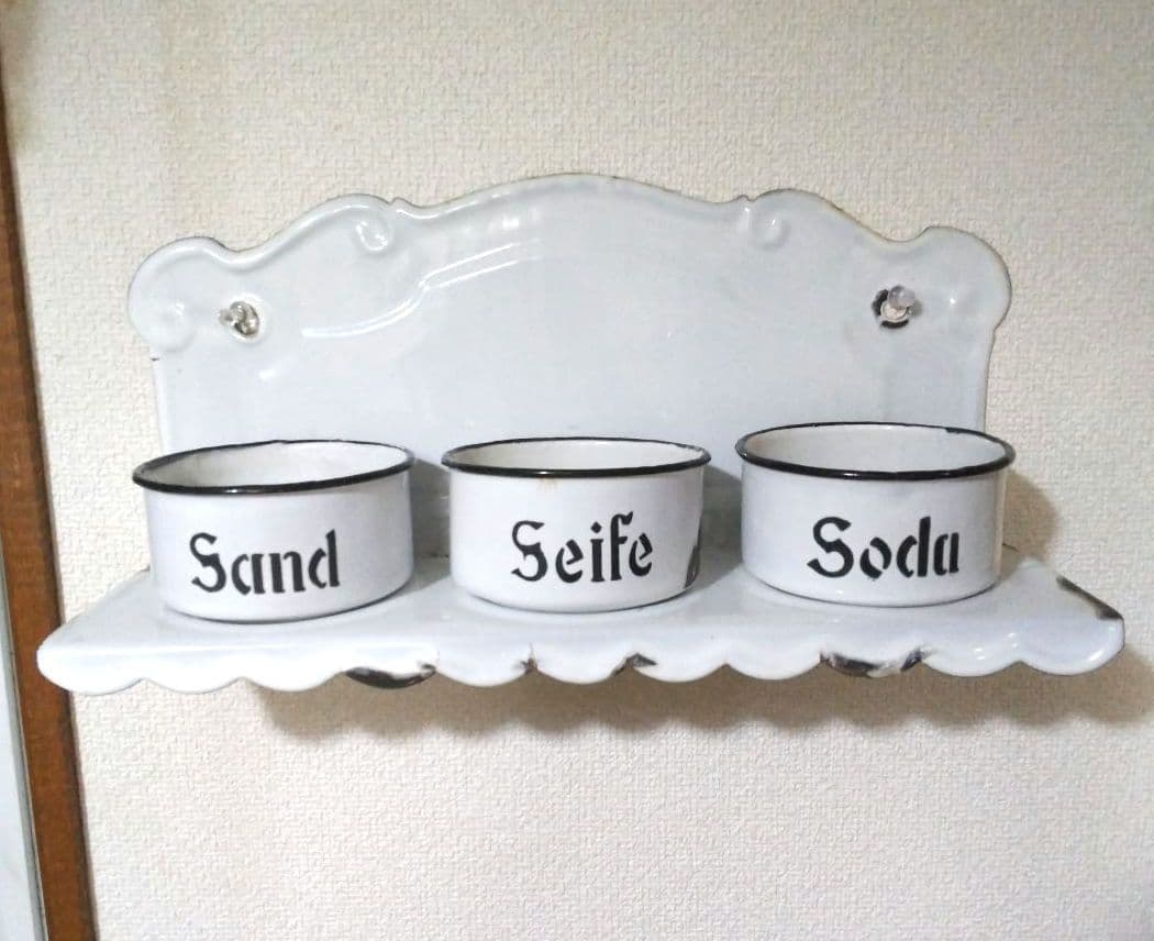 フランスアンティーク ホーロー サボンラック ブロカント 蚤の市 フランス アンティーク BB社 ホーロー サボンラック ブロカント 壁掛け