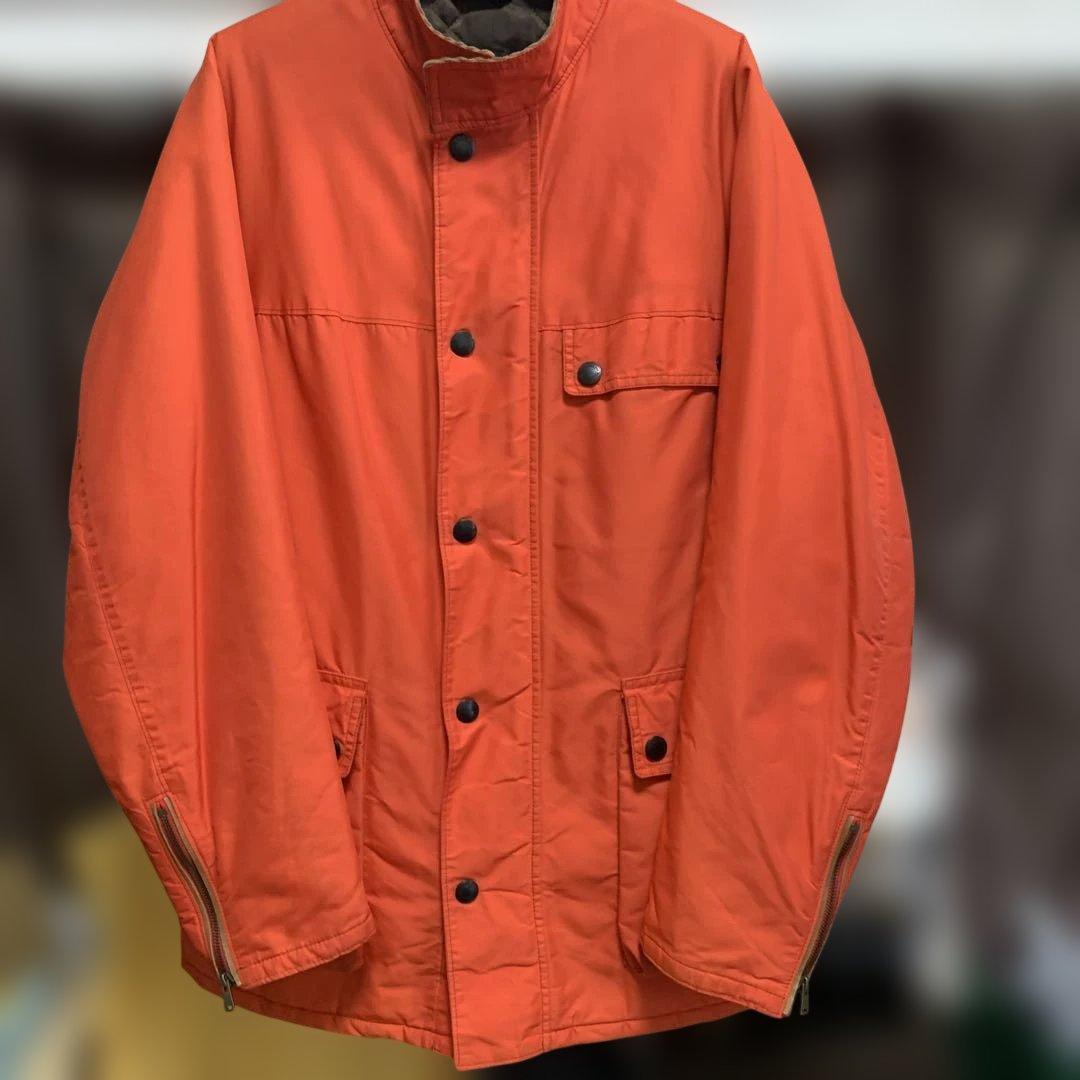 COACH EST 1941 オレンジ ナイロンジャケット　内側キルティング yeseyesee® :: Lined Stout Coach Jacket Orange