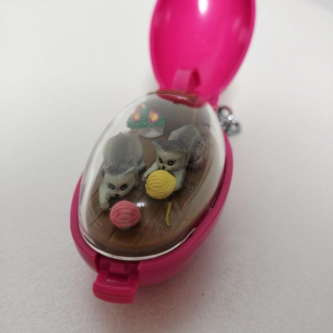 ねこ キーホルダー ゼンマイ レトロ ポケットクリッター タカラ - メルカリ