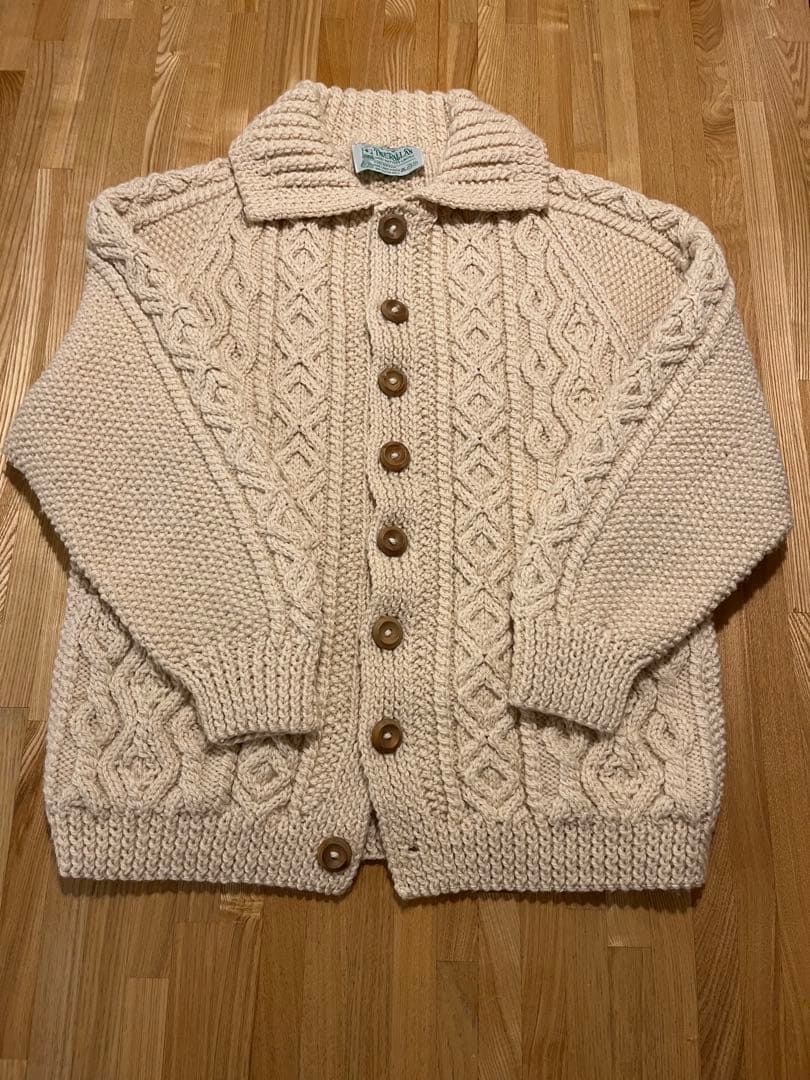 インバーアラン 3A INVERALLAN インバーアラン 3A メタル ハンドニット カーディガン