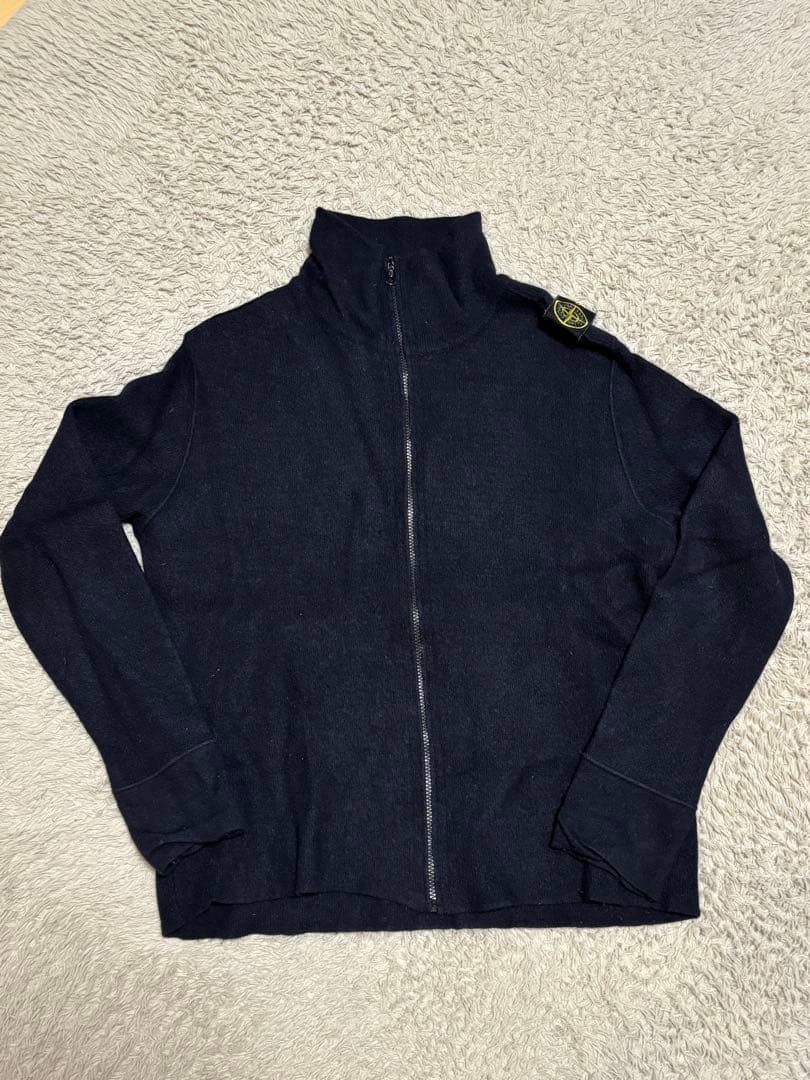 stone  ドライバーズニット 06AW アーカイブ STONE ISLAND(ストーンアイランド) 06AW Archive Zip-Up Knit Jacket