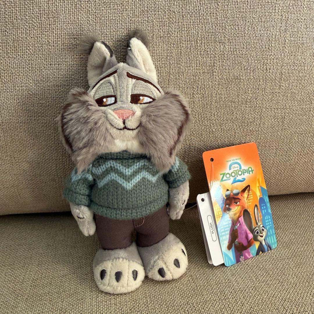 新品タグ付き パウバート ぬいぐるみ Disney stanDs ズートピア2