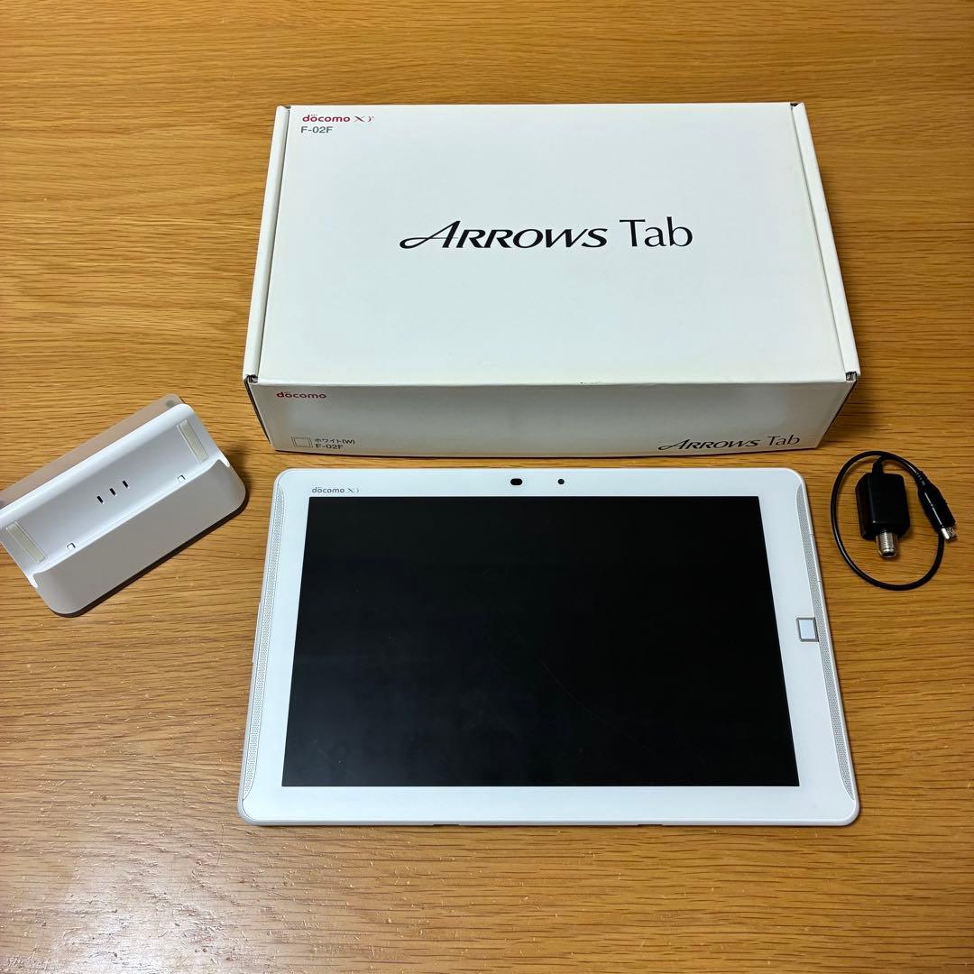 ジャンク】富士通 ドコモ ARROWS Tab F-02F ホワイト 箱付 - メルカリ