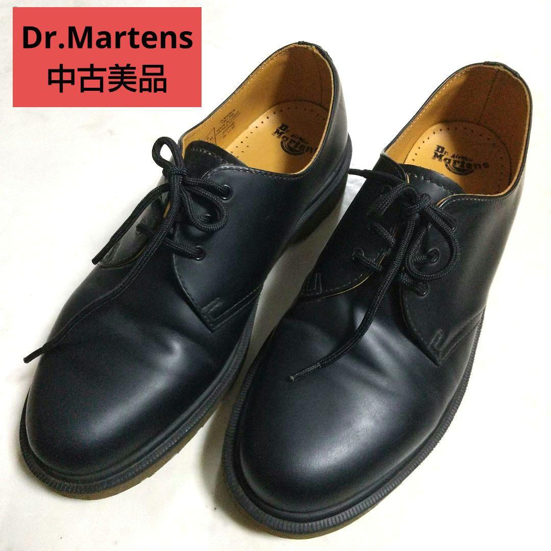 Dr.Martens 中古美品 ドクターマーチン 1461PW 8UKブラック 中古・古着通販】Dr.Martens (ドクターマーチン) 1461PW ブラック
