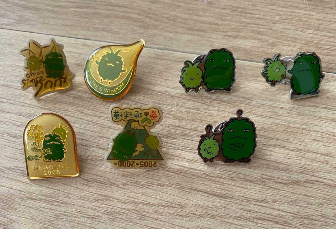 愛知万博 2005年 モリゾーキッコロ ピンバッジセット 7点 - メルカリ