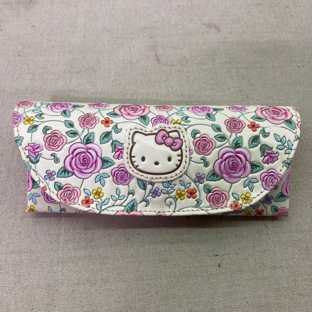 希少☆新品未使用】ハローキティ メガネケース 浅草文庫 2014年製