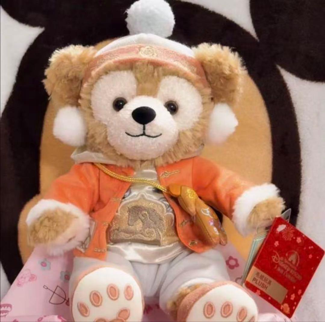 写真子発送❣️上海ディズニー2026お正月 ダッフィーssぬいぐるみ