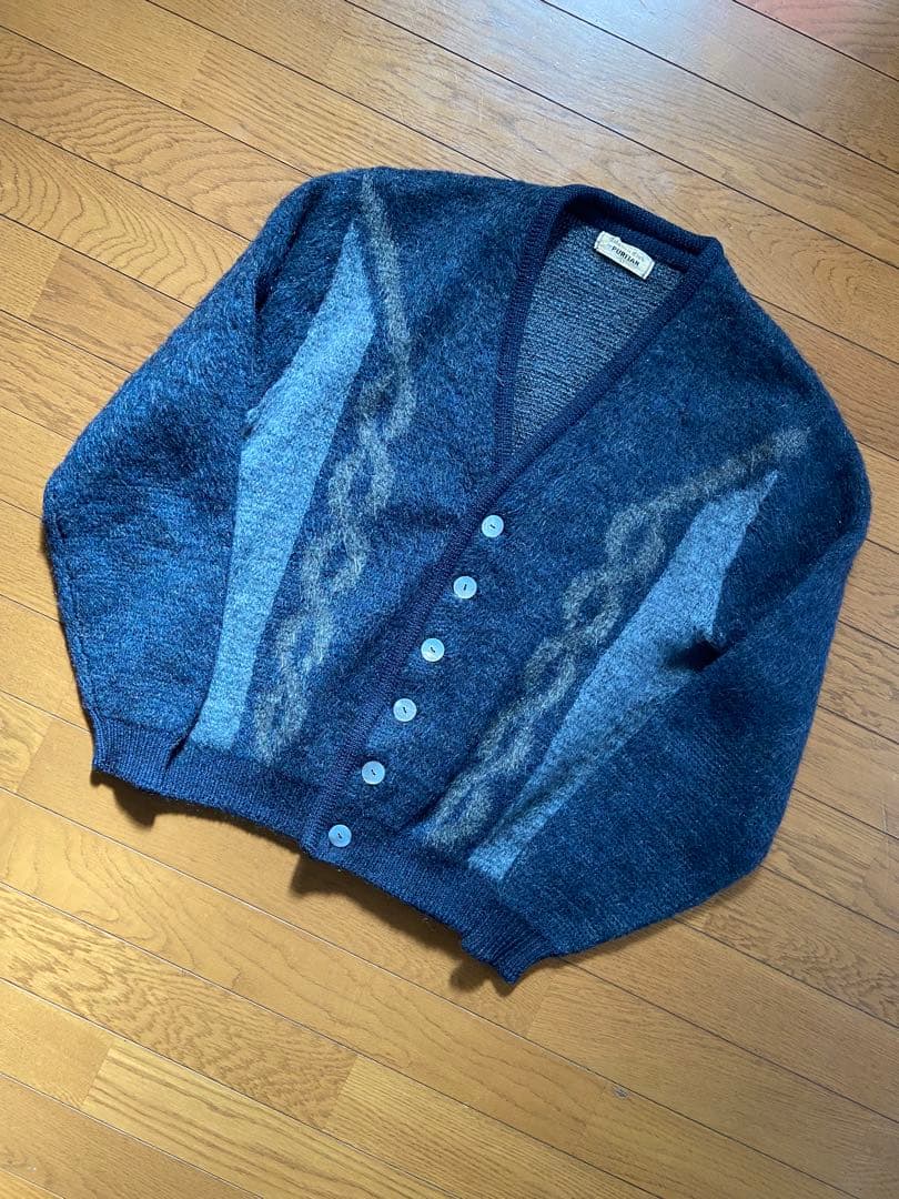 puritan 60s モヘアカーディガン アメカジ 60'sモヘアカーディガン | PURITAN - 古着屋グレープフルーツ ムーン