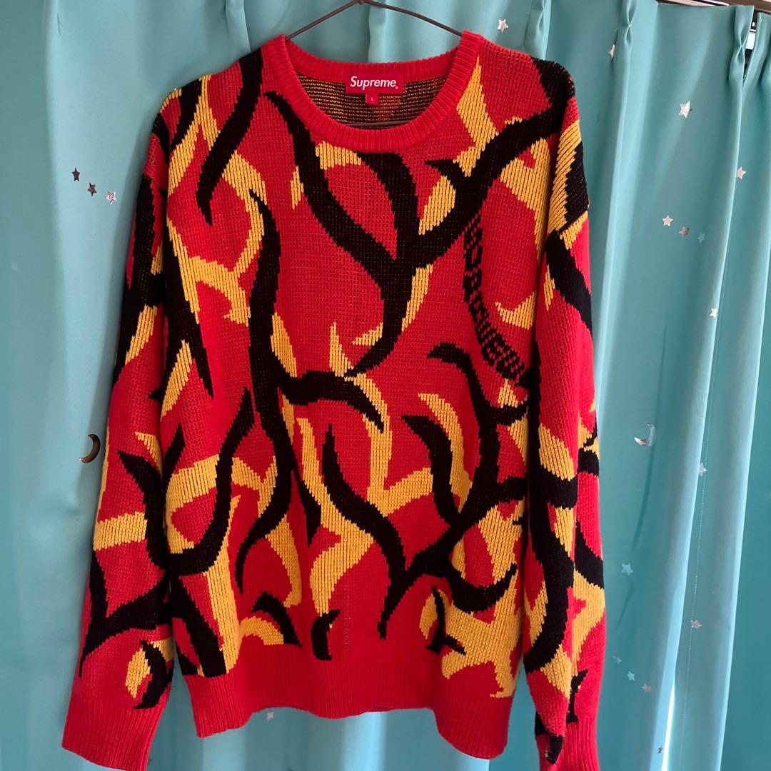 シュプリーム ニット FW21 Supreme Melange Rib Knit Sweater シュプリーム セーター