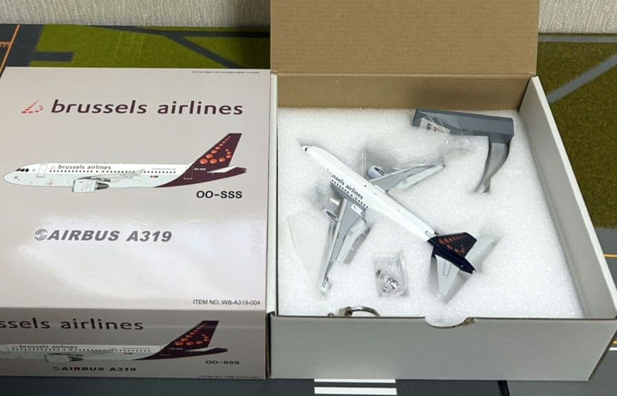 日本に馴染みはありませんが…ブリュッセル航空 エアバス A319 - メルカリ