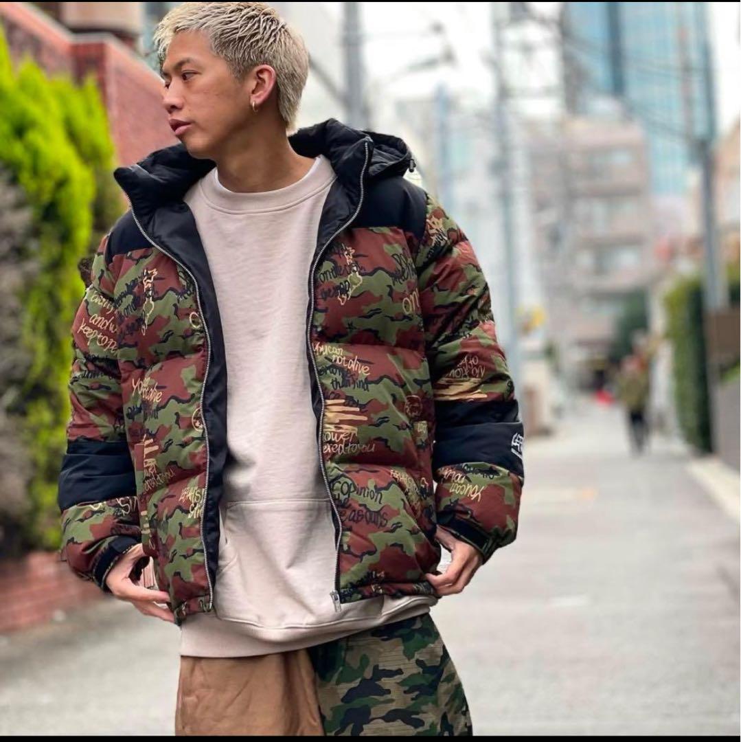 LEFLAH カモフラ柄 迷彩 ダウンジャケット XLサイズ WANIMA着用 - メルカリ