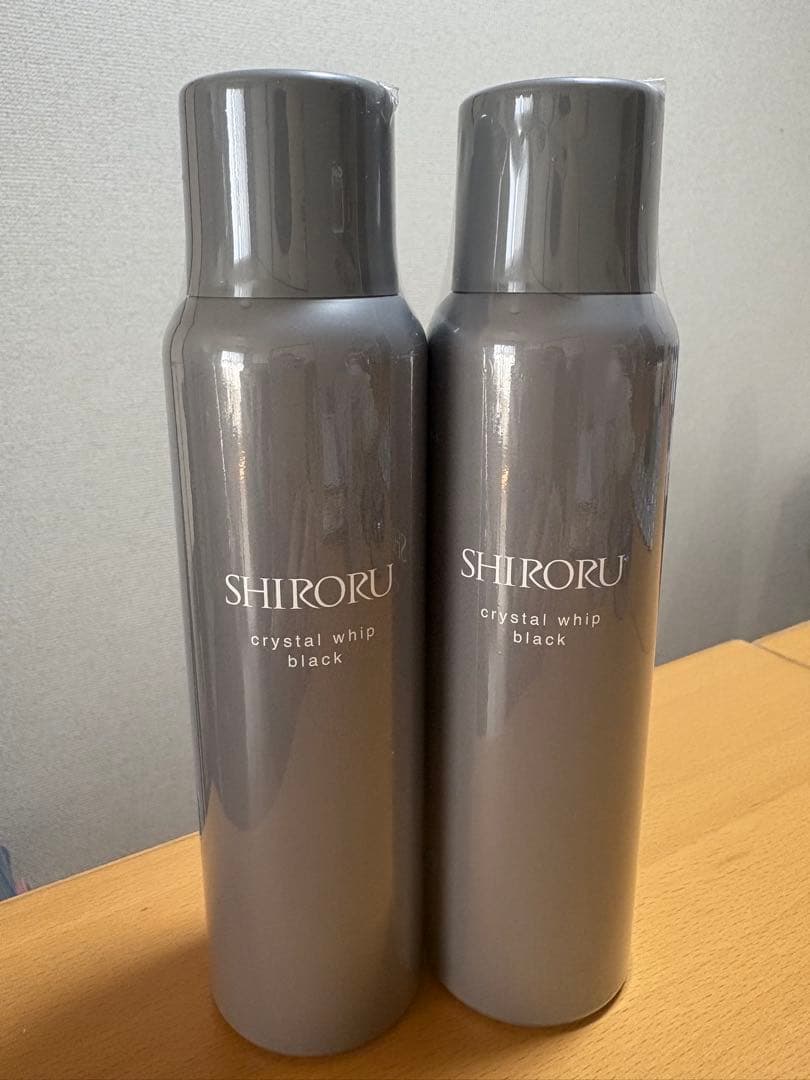 SHIRORU クリスタルホイップブラック 2本セット - メルカリ