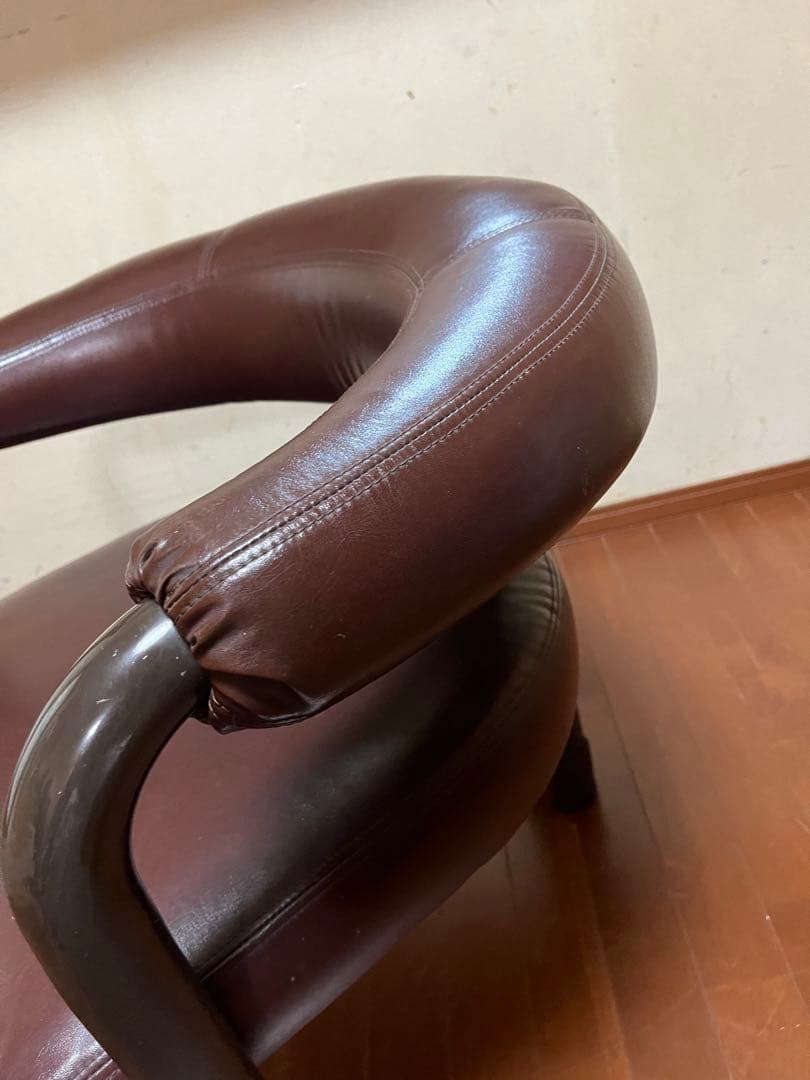 すし様専用 MOBILIA】 モビリア 革シングルソファ 日本創業③