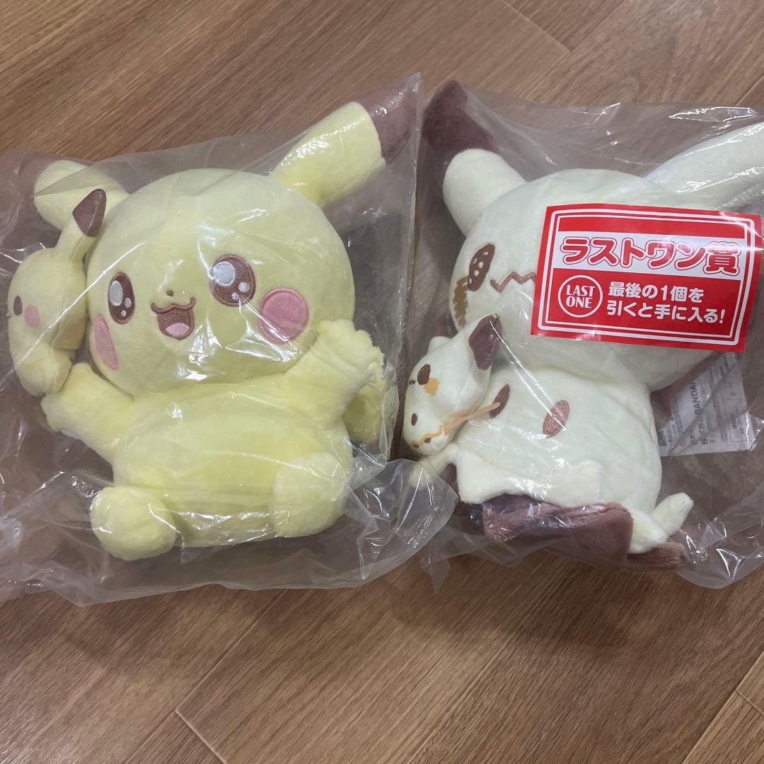 ピカチュウ・ミミッキュ ぬいぐるみ＊一番くじ ポケピース A賞 ラストワン賞 ポケモン」ミミッキュがメインの一番くじ最新作が9/22より順次発売予定