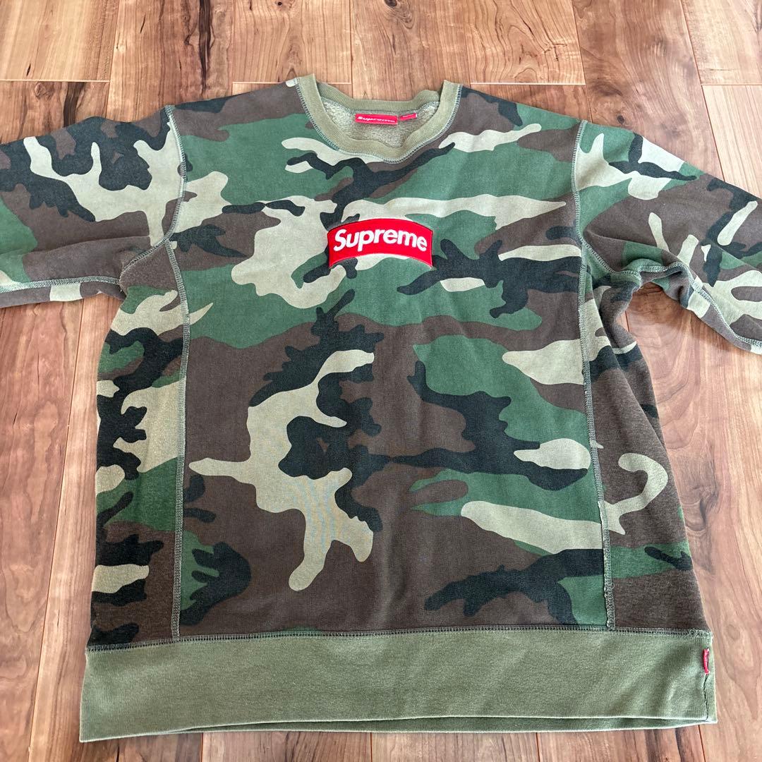 0*0様 Supreme 迷彩柄 トレーナー Supreme（シュプリーム） 15AW Box Logo Crewneck ボックスロゴ カモ総