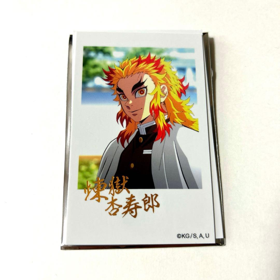鬼滅の刃 チェキ風 ブロマイド 煉獄杏寿郎 レア 無限列車編 四周年記念