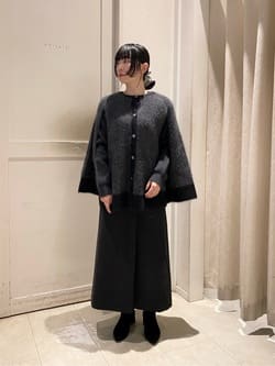 フォックス カシミヤ ケープ