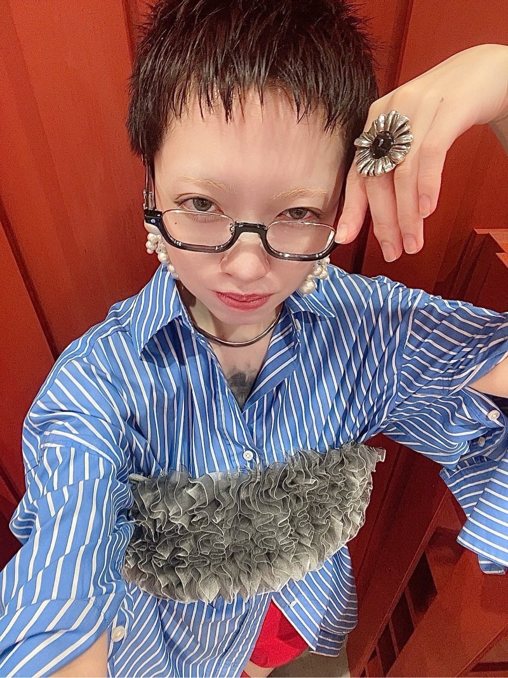 理翔 / rishangのJINS×チェンソーマン レゼモデルのコーディネート詳細