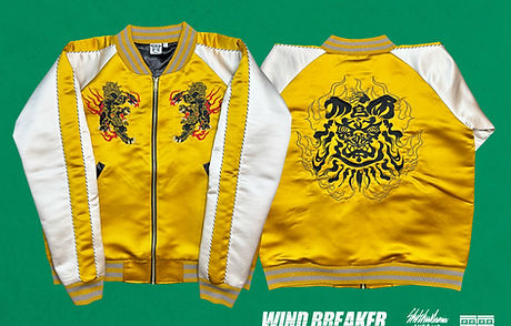 オーダーメイドスカジャン|横振り刺繍|