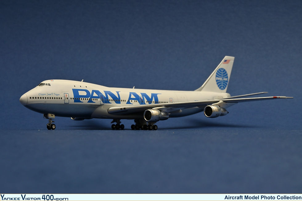 The History of the 1:400 747-100 in 5 Models