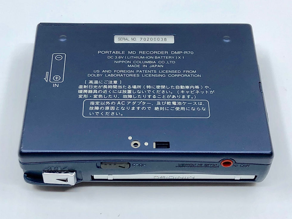 Denon DMP-R70 Portable MiniDisc Recorder