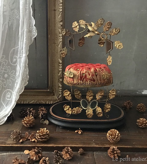 フランス アンティーク グローブ ド マリエ ナポレオン3世様式 (ガラス