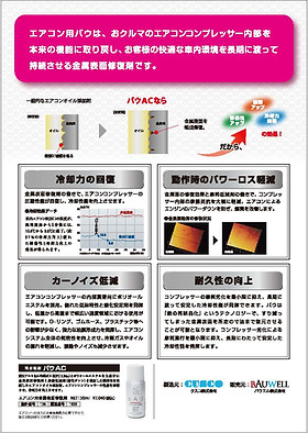 エンジン金属表面修復材 bAu【バウ】｜バウエル株式会社