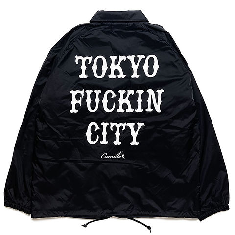 CAMILLO TOKYO FUCKIN CITY BOA COACH JACKET ( BLACK) | CAMILLO