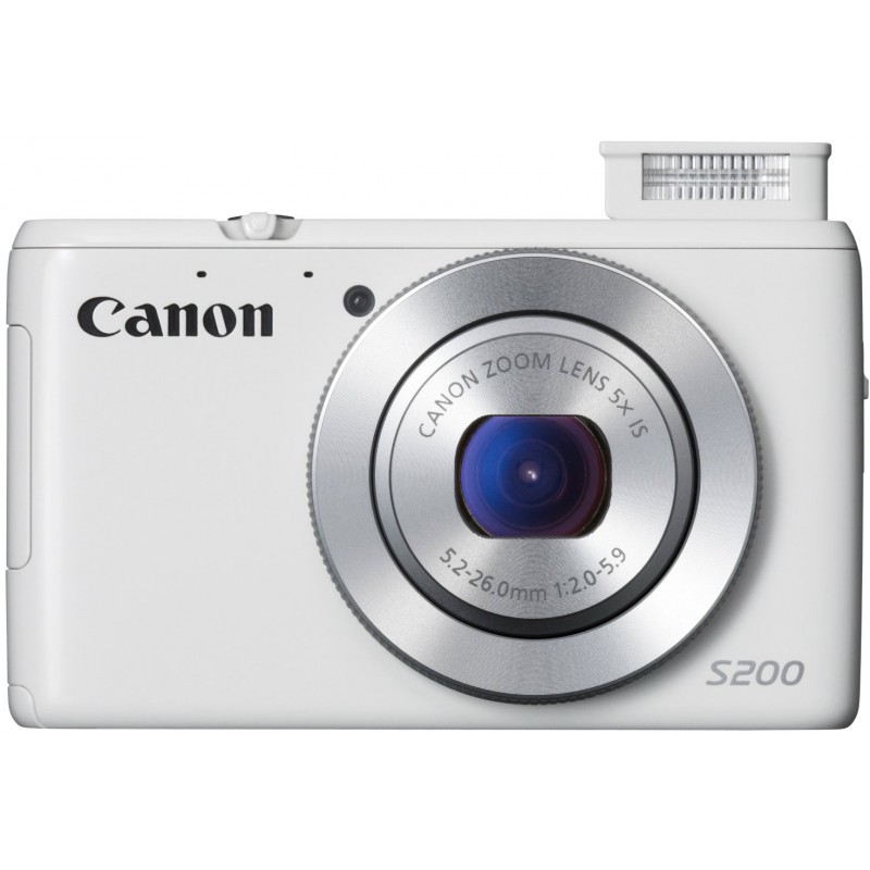 Canon PowerShot S200, white - Compact cameras - Nordic Digital