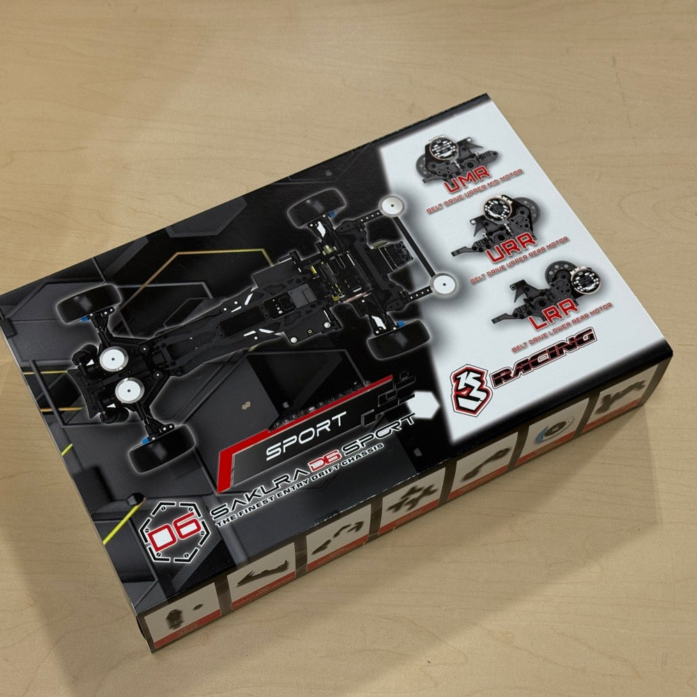 Sakura D6 SPORT 1-10 RWD Drift Chassis Kit [3Racing] 3R-D6KIT