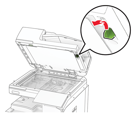 Cleaning the scanner | Lexmark CX961