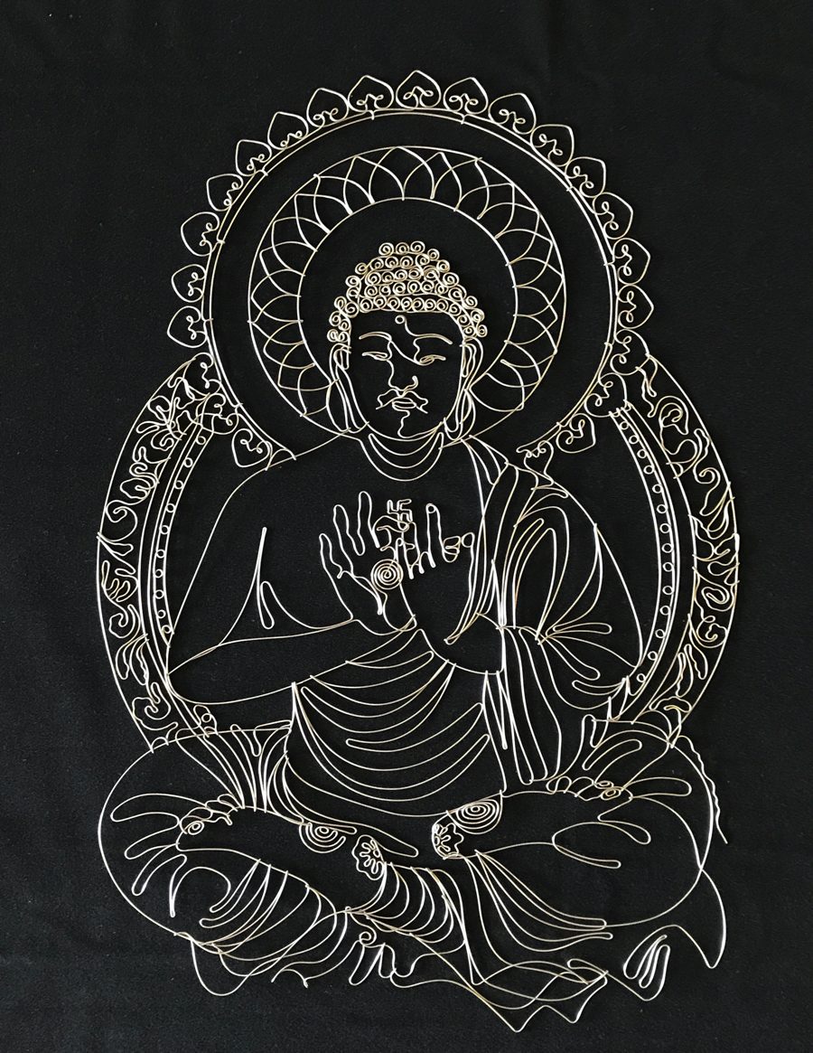 写仏｜当麻曼荼羅図 - アートーン.jp - 升田学（Masuda Manabu