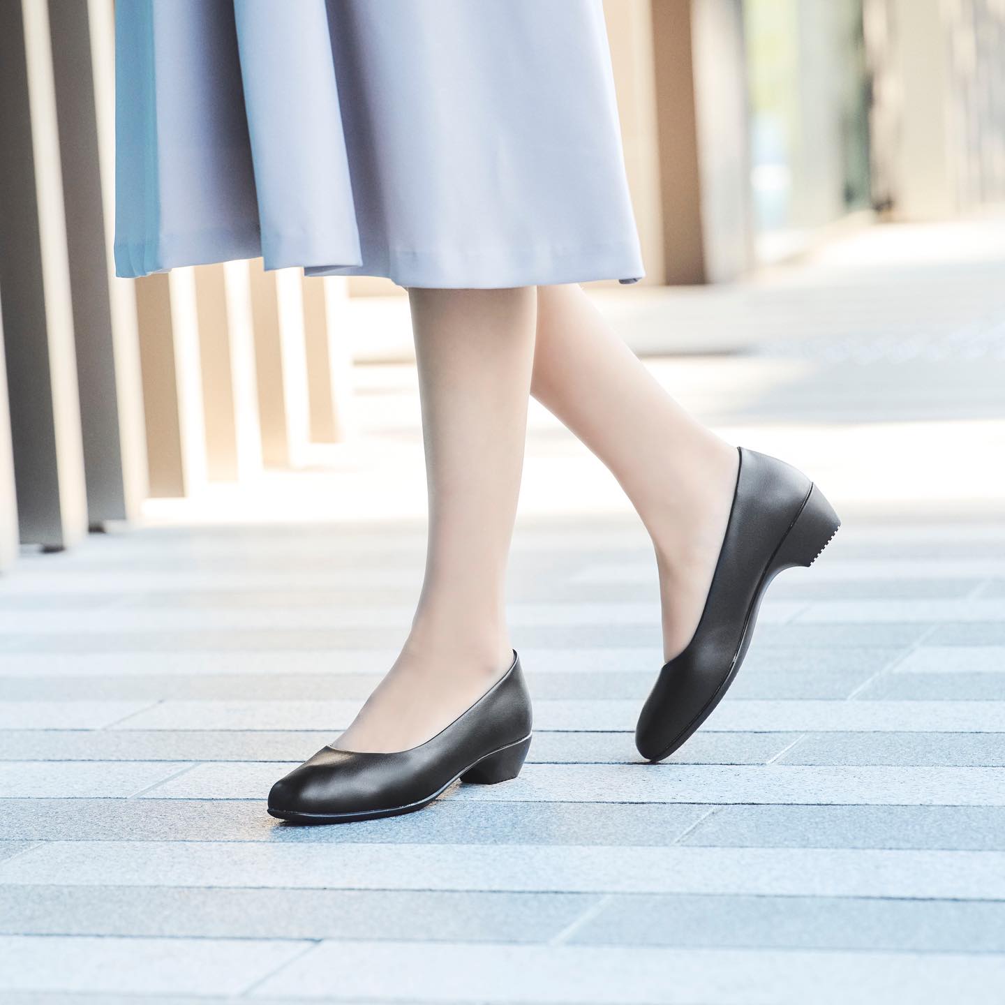 ALL DAY Walk 301 ブラック｜20km歩けるパンプス｜2E