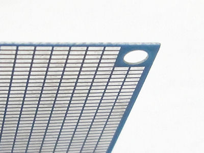 SMDプロトタイピングガラスユニバーサル基板(0.3mm厚)Cタイプ(72×47mm