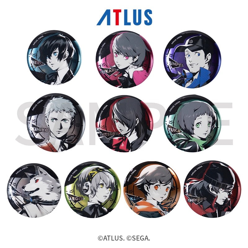 SEGA Store 中国限定 P3R ペルソナ3 リロード 缶バッジB 【1BOX