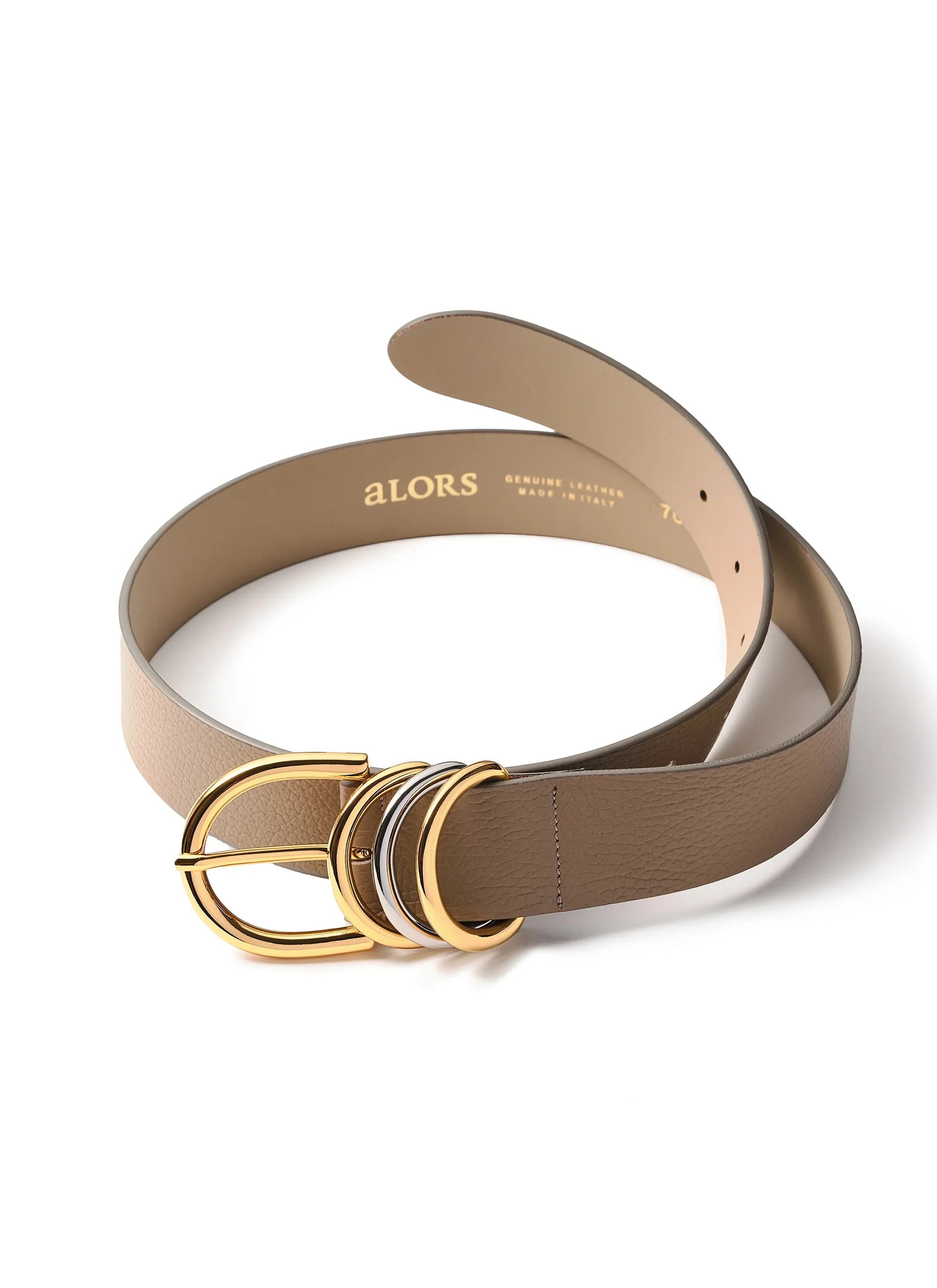 aLORS Paris ベルト Cappuccinoトープ 70 aLORS paris ベルト トープ