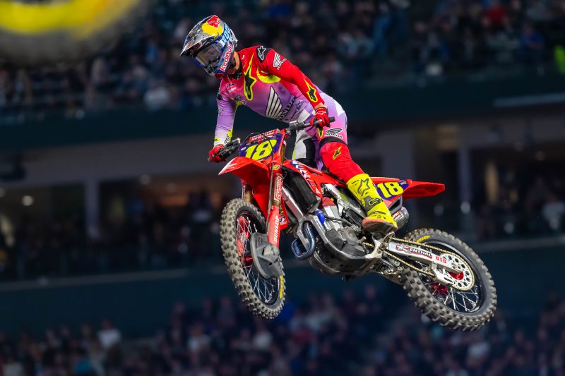 Poor Starts Mask Good Rides by Team Honda HRC at Anaheim 2 SX