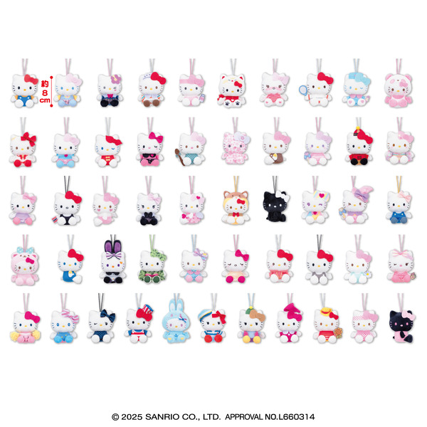 サンリオ」キティちゃんが制服、ギャル、赤ちゃんに!? 全51種類の