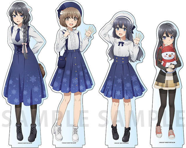 青春ブタ野郎はランドセルガールの夢を見ない」雪をイメージした描き